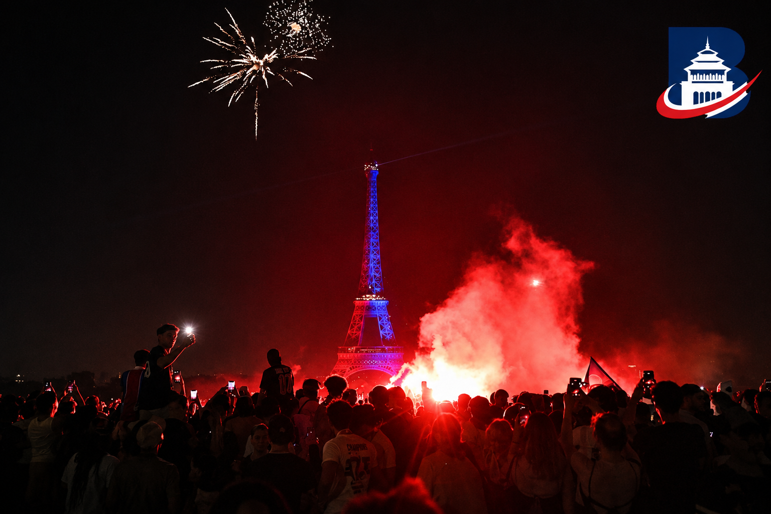 Suporter PSG Rusuh Usai Juara Liga Champions