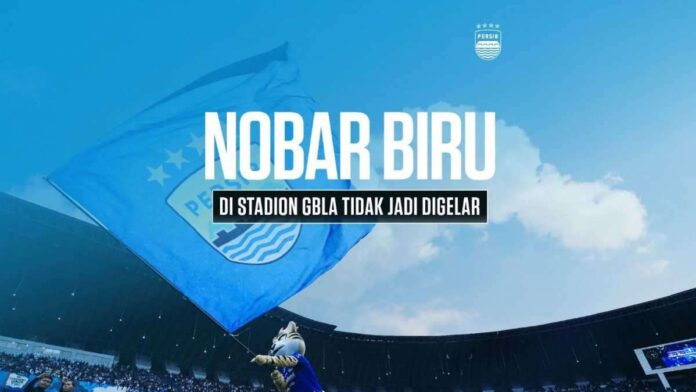 Nobar Biru di GBLA Batal Digelar, Kondusifitas Bandung Jadi Prioritas