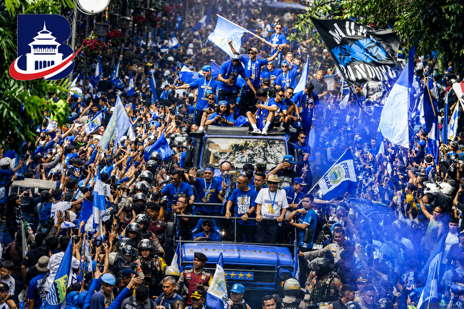 Persib Cetak Sejarah Tiga Kali Beruntun, “Ngariung Juara” Berlangsung Penuh Haru dan Kebanggaan