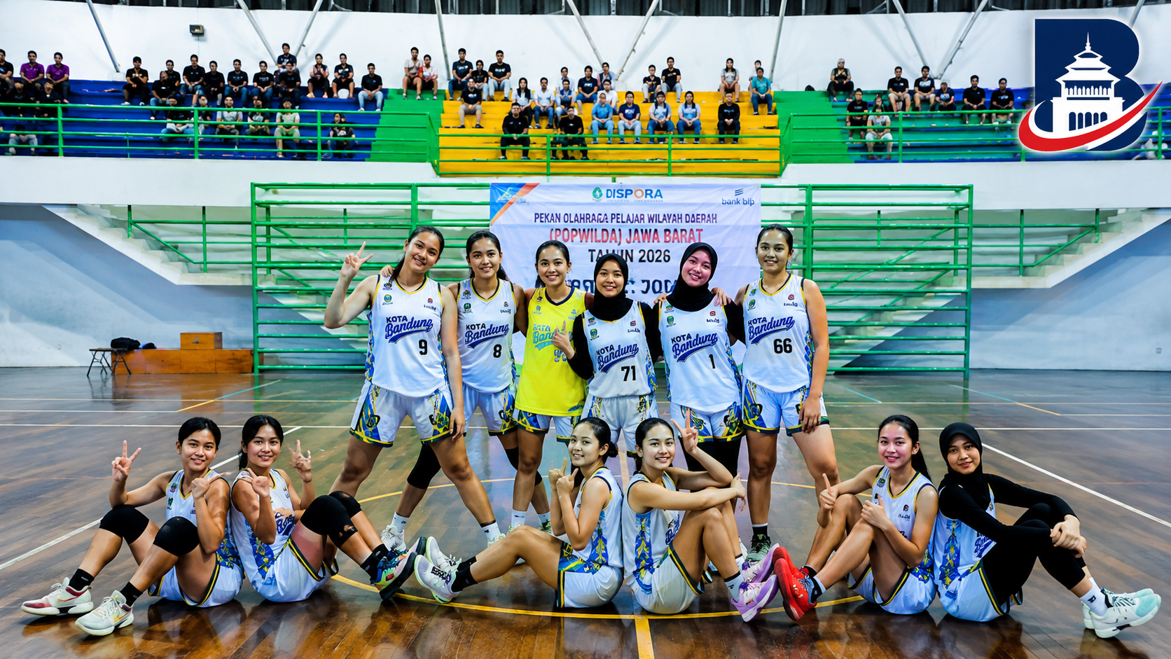 Kota Bandung Dominasi Popwilda Jabar 2026, Basket Sapu Bersih Gelar Juara