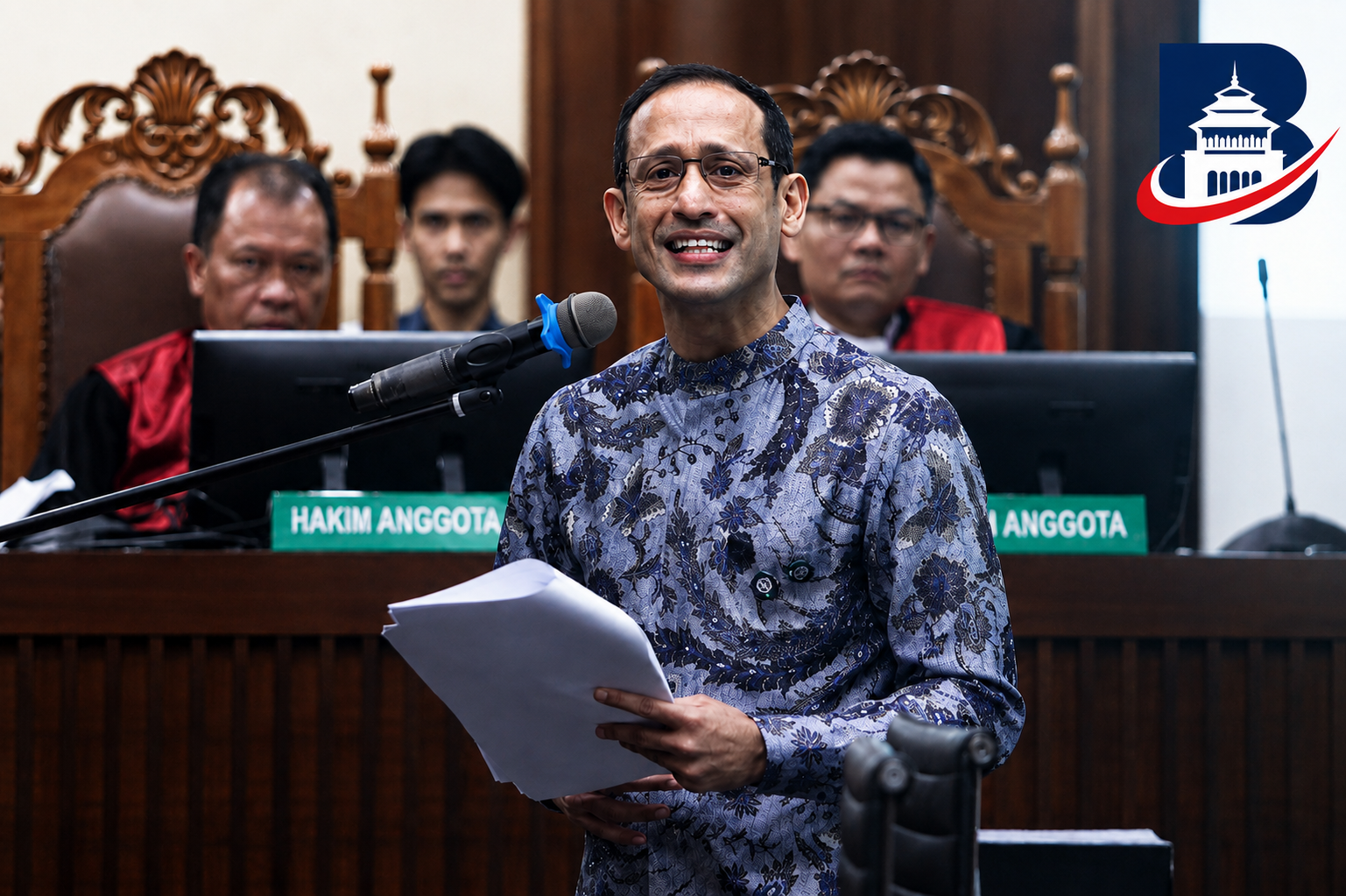 Di Pledoi, Nadiem Pertanyakan Tuntutan Uang Pengganti 3 Kali Lipat dari Kerugian Negara