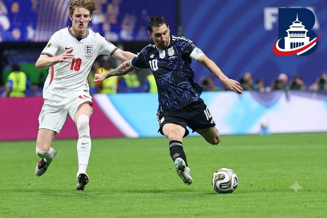 Man of The Match Inggris Vs Argentina: Messi Tambah Assist, Pimpin Top Skor Lagi Sekarang