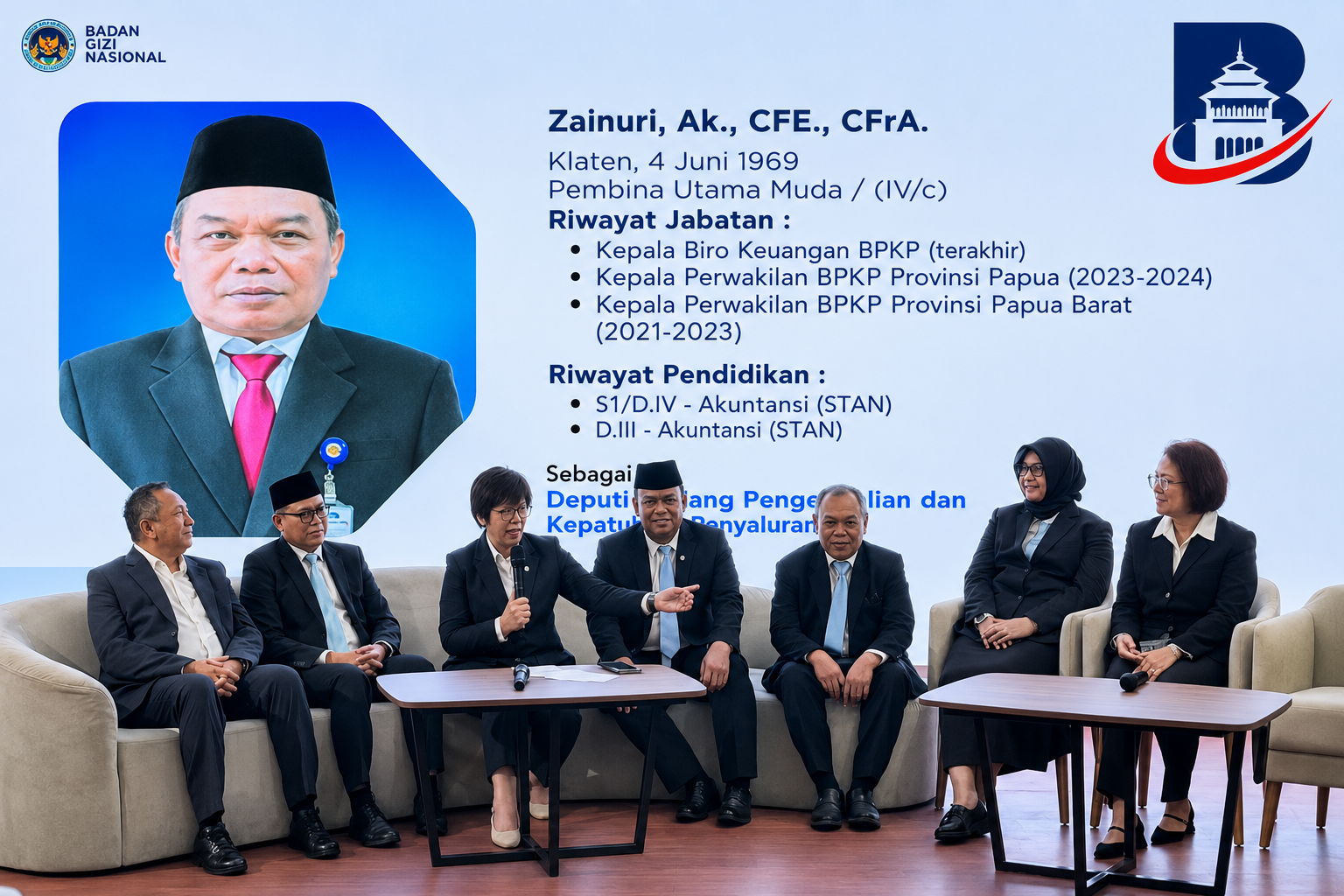BGN Perkenalkan 5 Pejabat Baru, Ada Sekretaris Utama hingga Deputi Yang Hadir