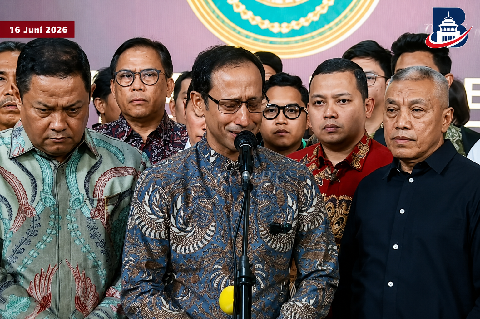 Nadiem Makarim Menahan Tangis Usai Divonis 10 Tahun: Saya Tak Tahu Lagi Harus Minta Tolong kepada Siapa