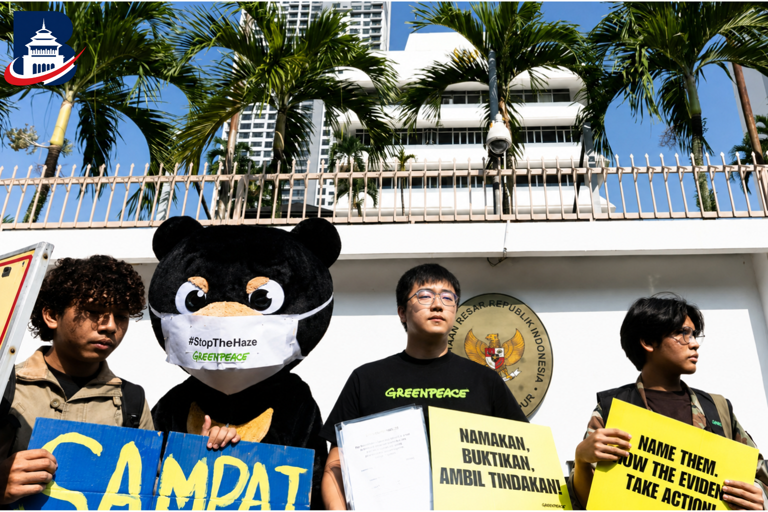 Warga Malaysia Demo KBRI Kuala Lumpur, Desak RI Ungkap Pembakar Hutan